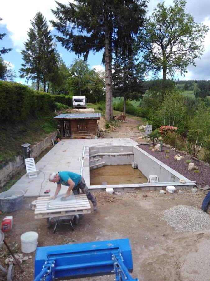 La Mazille , Cossy Vakantiestudio Met Zwembad In Zuid-Bourgogne Anglure-sous-Dun Bagian luar foto